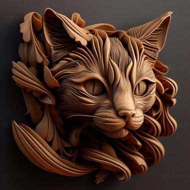 3D модель Эгейская кошка (STL)